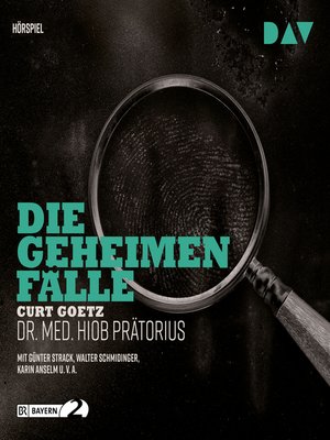 cover image of Dr. med. Hiob Prätorius